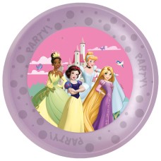 Komplet 4 mikro krožnikov iz vrhunske plastike Disney Princess Create Your World, 21 cm