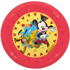Disney Mickey Jump Into Fun mikro premium plastični ravni krožnik, 4-delni komplet, 21 cm Disney Mickey Jump Into Fun mikro premium plastični ravni krožnik, 4-delni komplet, 21 cm