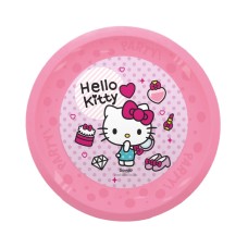 Komplet 4 mikro krožnikov iz plastike Hello Kitty Fashion, 21 cm