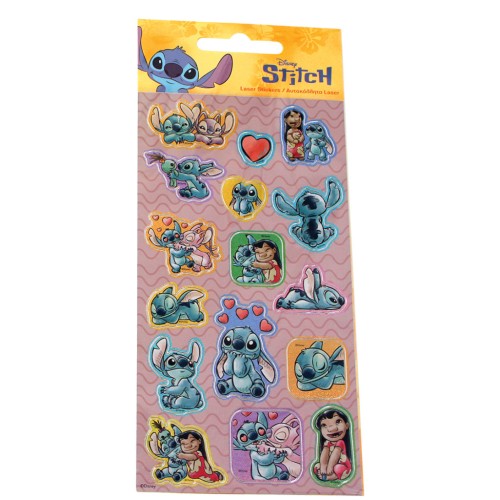 Komplet holografskih nalepk Disney Lilo in Stitch Wave Komplet holografskih nalepk Disney Lilo in Stitch Wave