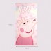 Kopalna brisača Peppa Pig Stars, brisača za na plažo 70x140cm (hitro sušeča) Kopalna brisača Peppa Pig Stars, brisača za na plažo 70x140cm (hitro sušeča)