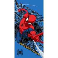 Kopalna brisača Spiderman Web Hero, brisača za na plažo 70x140cm (hitro sušeča)