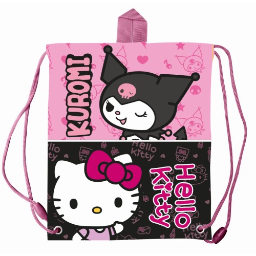 Vrečka za malico Hello Kitty & Kuromi 30 cm