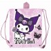 Hello Kitty Kuromi Vijolična torba za malico 30 cm Hello Kitty Kuromi Vijolična torba za malico 30 cm
