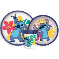 Disney Lilo in Stitch Palm nedrseč komplet posode, komplet mikro plastike Disney Lilo in Stitch Palm nedrseč komplet posode, komplet mikro plastike