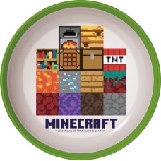 Minecraft Crafters nedrseč globok krožnik iz mikro plastike Minecraft Crafters nedrseč globok krožnik iz mikro plastike