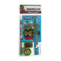 Komplet pisalnih potrebščin Minecraft Creeperji potrebujejo objeme 5 kosov Komplet pisalnih potrebščin Minecraft Creeperji potrebujejo objeme 5 kosov