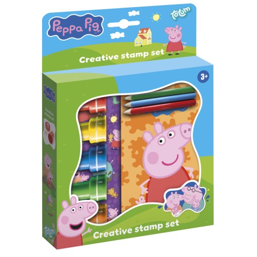 Kreativni komplet štampiljk Pujske Pepa Kreativni komplet štampiljk Pujske Pepa