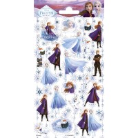 2 lista bleščečih nalepk Disney Frozen Destiny