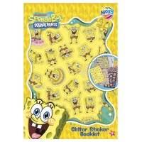 Album z bleščečimi nalepkami SpongeBob Smile z 8 listi