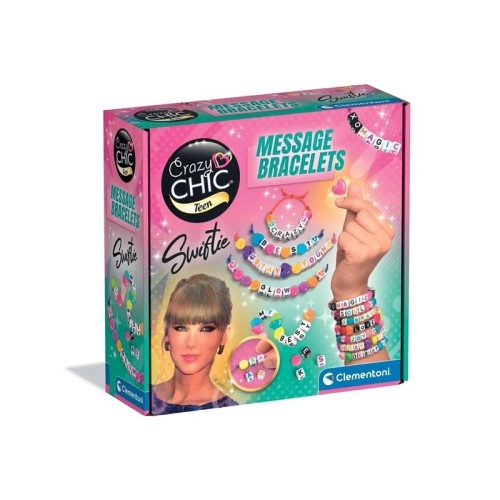 Komplet za izdelavo zapestnice prijateljstva Crazy Chic Swiftie Clementoni Komplet za izdelavo zapestnice prijateljstva Crazy Chic Swiftie Clementoni