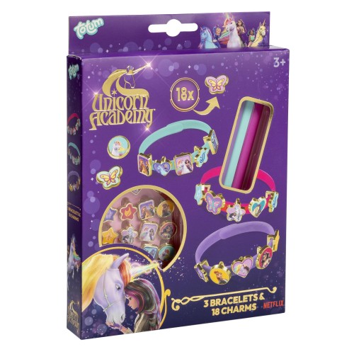 Komplet za izdelavo zapestnic Unicorn Academy Friends