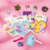 Komplet girland z diamantnimi viticami v obliki samorogovega srca, 4 kosi Komplet girland z diamantnimi viticami v obliki samorogovega srca, 4 kosi