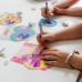 Komplet girland z diamantnimi viticami v obliki samorogovega srca, 4 kosi Komplet girland z diamantnimi viticami v obliki samorogovega srca, 4 kosi