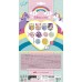 Komplet girland z diamantnimi viticami v obliki samorogovega srca, 4 kosi Komplet girland z diamantnimi viticami v obliki samorogovega srca, 4 kosi