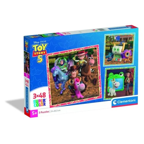 Disneyjeva sestavljanka Toy Story Movie 5 3 × 48 kosov Clementoni