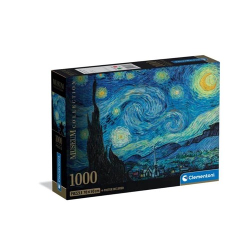Sestavljanka Art Van Gogh Starry Night, 1000 kosov, Clementoni Sestavljanka Art Van Gogh Starry Night, 1000 kosov, Clementoni