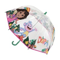 Dežnik Dora the Explorer Jungle Otroški prozorni Ø71 cm Dežnik Dora the Explorer Jungle Otroški prozorni Ø71 cm