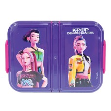 Večprekatna škatla za malico K-pop Demon Hunters Girls, škatla za sendviče