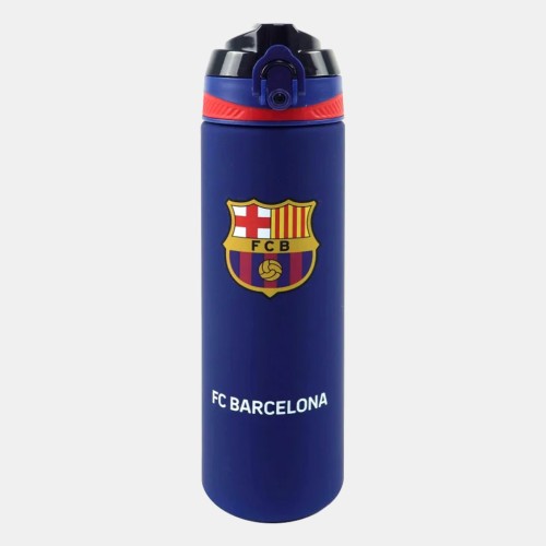 FC Barcelona Barca mat plastična steklenica s slamico 700 ml