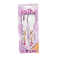 Jedilni pribor Animals Cutiez - 2 kosa plastični Jedilni pribor Animals Cutiez - 2 kosa plastični
