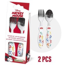 Jedilni pribor Disney Mickey Fun-Tastic - 2 kosa kovinski Jedilni pribor Disney Mickey Fun-Tastic - 2 kosa kovinski