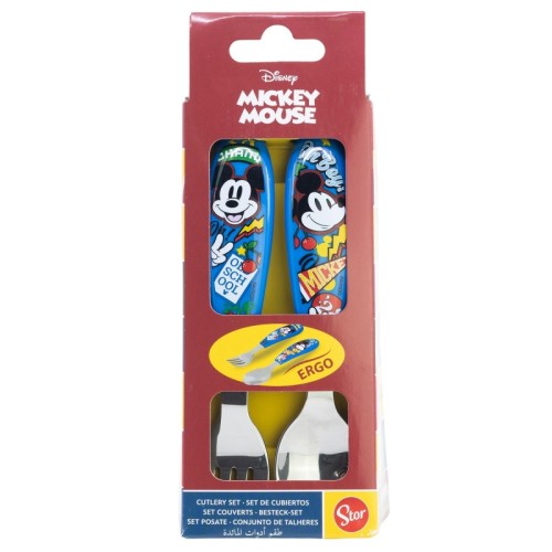 Jedilni pribor Disney Mickey True Champion - 2 kosa kovinski Jedilni pribor Disney Mickey True Champion - 2 kosa kovinski
