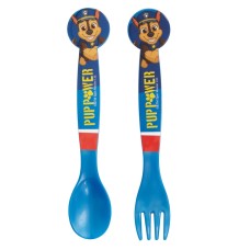 Jedilni pribor Paw Patrol Psovska moč - 2 kosa plastični Jedilni pribor Paw Patrol Psovska moč - 2 kosa plastični