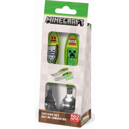 Jedilni pribor Minecraft Core - 2 kosa kovinski Jedilni pribor Minecraft Core - 2 kosa kovinski