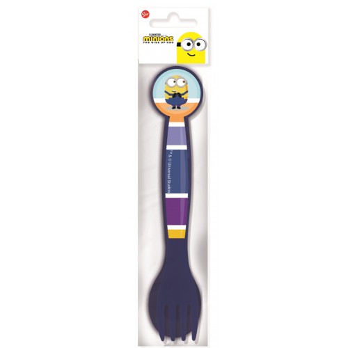Jedilni pribor Minions s črtami - 2 kosa plastični Jedilni pribor Minions s črtami - 2 kosa plastični