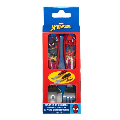 Jedilni pribor Spiderman Moving Target - 2 kosa kovinski Jedilni pribor Spiderman Moving Target - 2 kosa kovinski