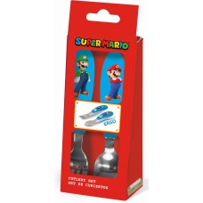 Jedilni pribor Super Mario Brothers - 2 kosa kovinski Jedilni pribor Super Mario Brothers - 2 kosa kovinski