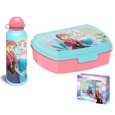 Frozen škatla za sendviče + aluminijasta steklenica komplet komplet Frozen škatla za sendviče + aluminijasta steklenica komplet komplet
