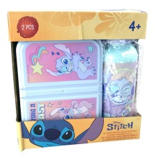 Disney Lilo in Stitch Blast škatla za sendviče + aluminijasta steklenica komplet komplet Disney Lilo in Stitch Blast škatla za sendviče + aluminijasta steklenica komplet komplet