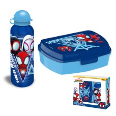 Spiderman Blue Web škatla za sendviče + aluminijasta steklenica komplet Spiderman Blue Web škatla za sendviče + aluminijasta steklenica komplet