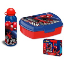 Spiderman Wall škatla za sendviče + aluminijasta steklenica komplet Spiderman Wall škatla za sendviče + aluminijasta steklenica komplet
