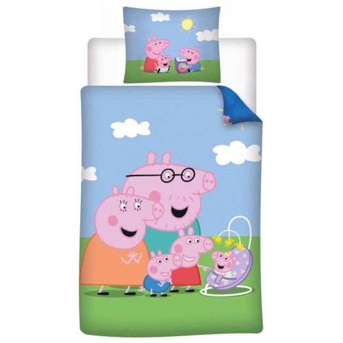 Posteljnina Pujsa Peppa New Member 140×200cm, 70×90 cm