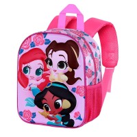 Disneyjeva princesa z rožicami v 3D nahrbtniku 31 cm Disneyjeva princesa z rožicami v 3D nahrbtniku 31 cm