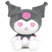 Plišasta igrača Hello Kitty Kuromi siva 22 cm