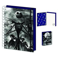 Zvezek Disney Nightmare Before Christmas A5 z lečastim vzorcem Zvezek Disney Nightmare Before Christmas A5 z lečastim vzorcem