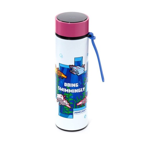 Termo steklenica s termometrom Minecraft Axolotl 450 ml