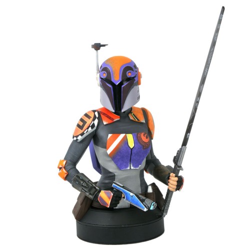Doprsni kip Sabine Wren iz Vojne zvezd, Rebels, 15 cm