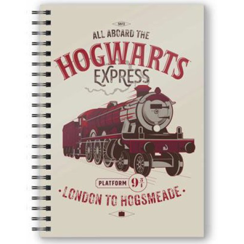 Zvezek Harry Potter: Vsi na krovu Bradavičarskega ekspresa A5 3D Zvezek Harry Potter: Vsi na krovu Bradavičarskega ekspresa A5 3D