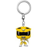 Žepni obesek za ključe Power Rangers 30. obletnica Rumeni Ranger