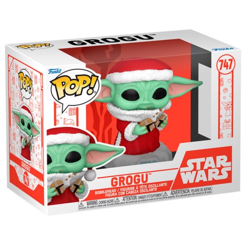 POP figura Vojne zvezd Grogu z božičnim piškotom
