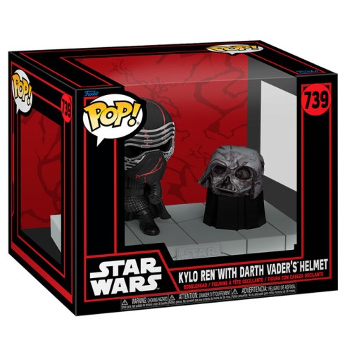 POP figura Deluxe Star Wars Kylo Ren s čelado Darth Vader