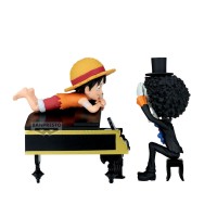 Zbirateljska figura One Piece Luffy & Brook Word 8 cm