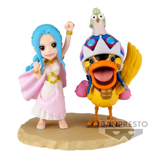 Zbirateljska figurica Nefeltari Vivi in Karoo iz serije Log iz One Piece World, 7 cm Zbirateljska figurica Nefeltari Vivi in Karoo iz serije Log iz One Piece World, 7 cm