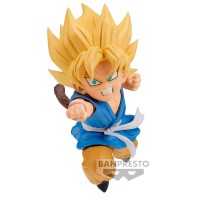 Figurica Dragon Ball GT SSGSS Gogeta proti Super 17 Match Makers 9 cm