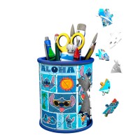 Držala za svinčnike Disney Lilo and Stitch 3D sestavljanke 54 kosov Držala za svinčnike Disney Lilo and Stitch 3D sestavljanke 54 kosov